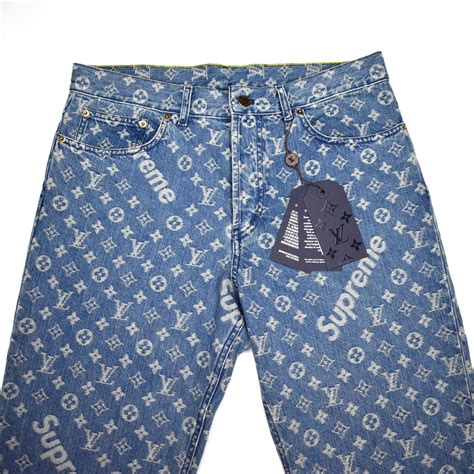 supreme louis vuitton jeans